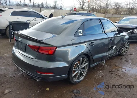 2017 Audi S3 2.0T Premium Plus from USA, damaged, VIN WAUF1GFF7H1045841